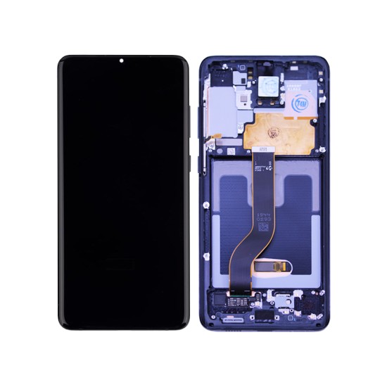 Touch+Display+Frame Samsung Galaxy S20 Plus G985F/G986 Service Pack Preto